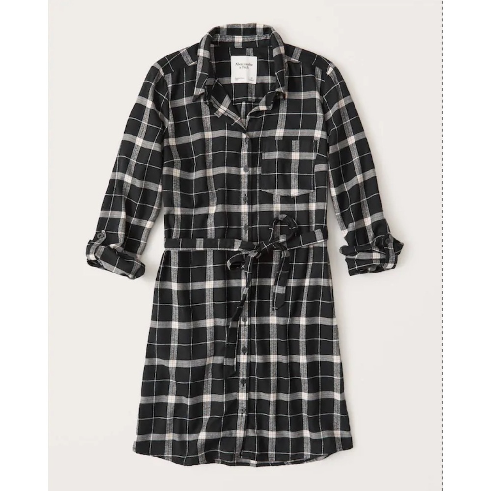 BNWT Flannel mini shirt dress